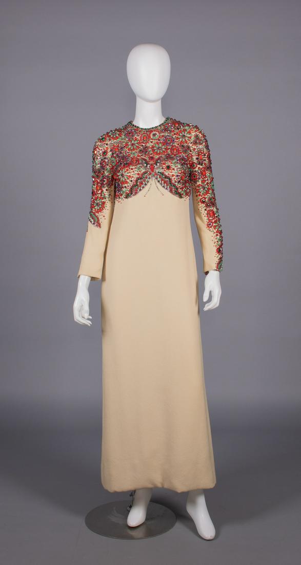 UNLABELED GALANOS EVENING GOWN, AMERICA, c. 1966 (1 of 10)