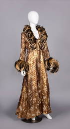 BOB MACKIE-RAY AGHAYAN LAME' EVENING ENSEMBLE, USA, 1970s
