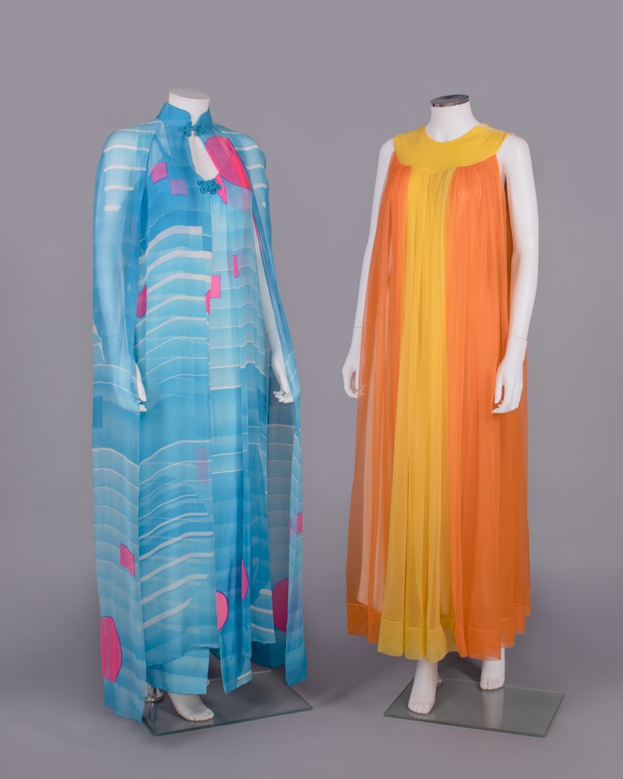 RESORT ENSEMBLE & EVENING DRESS, USA, 1960s-1970s (1 of 11)