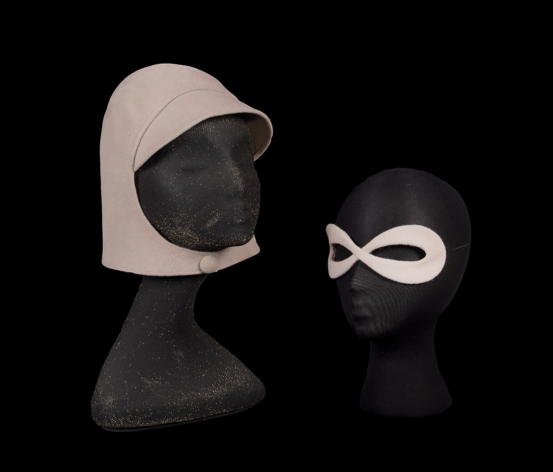 NOVELTY ADOLFO BOMBER HAT & GOGGLES, USA, 1960s (1 of 10)