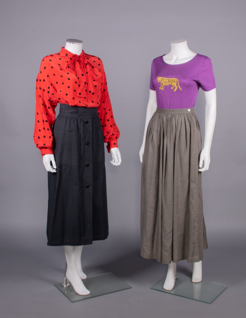 FOUR YSL, VALENTINO & ISSEY MIYAKE SEPARATES, 1980-1990s (1 of 10)
