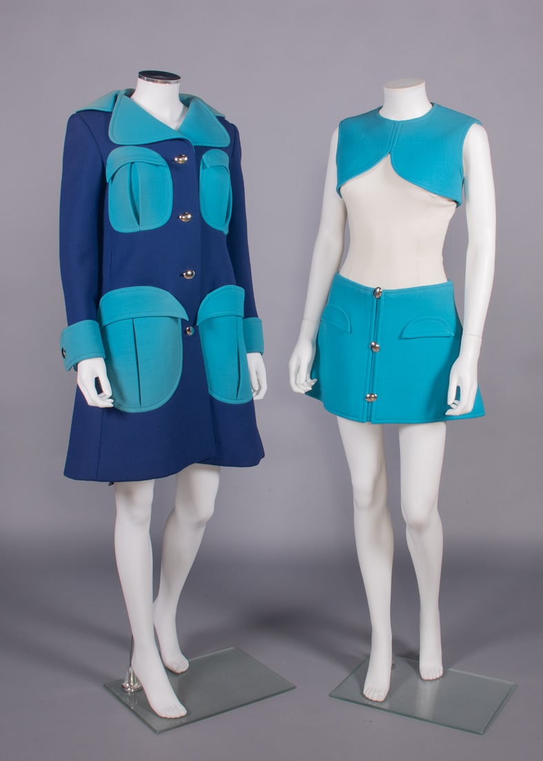 UNLABELED DESIGNER MOD ENSEMBLE, ITALY, 1960s (1 of 10)