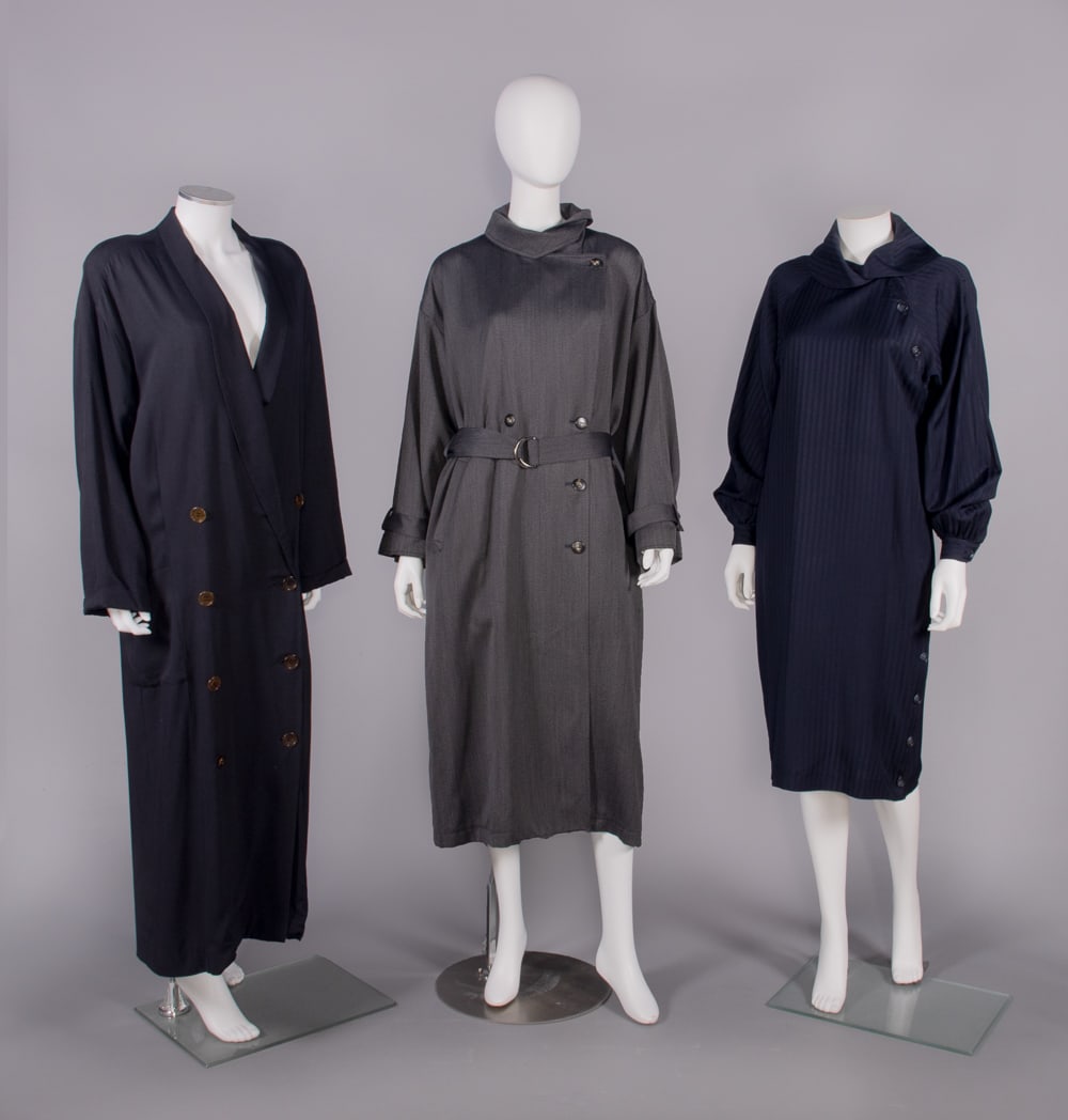 THREE DESIGNER COATS, JAPAN & USA, LATE 20TH C (1 of 10)