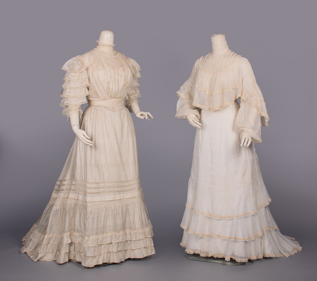 TWO AFTERNOON DRESSES, c. 1905 (1 of 10)
