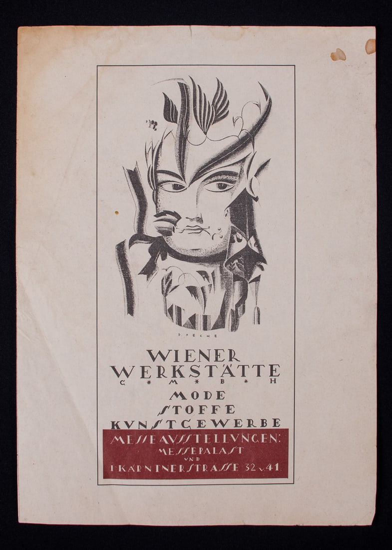 THREE WIENER WEKSTATTE OR CABARET FLEDERMAUS POSTERS, VIENNA, c. 1907 (1 of 5)
