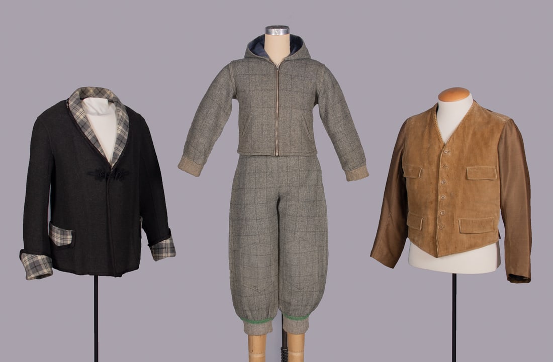 SKIING, HUNTING & SMOKING GARMENTS, EARLY 20TH C (1 of 10)