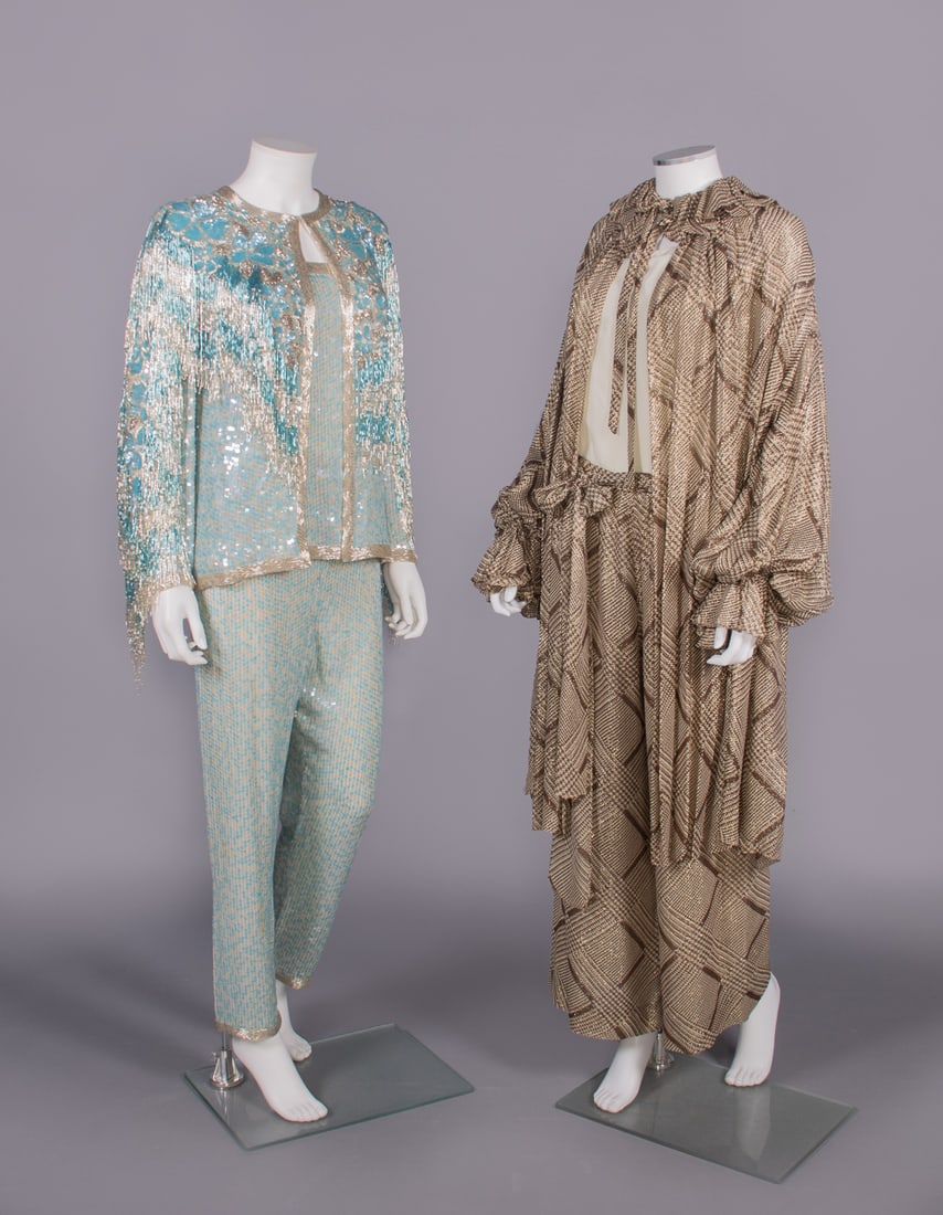 NAEEM KHAN RIAZEE & BILL BLASS PARTY ENSEMBLES, INDIA & USA, 1970-1980s (1 of 11)