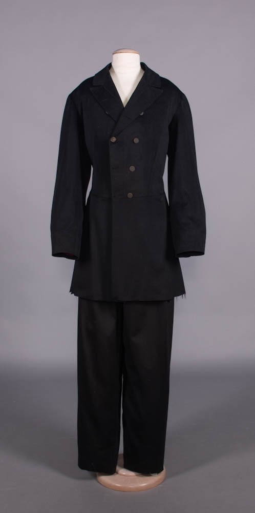 GENT'S WOOL BROADCLOTH SUIT, 1855-1860 (1 of 10)