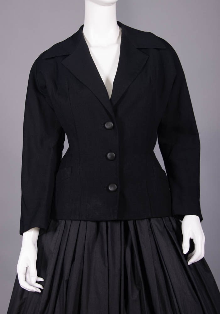 COUTURE DIOR WOOL JACKET, PARIS, c. 1950 (1 of 6)