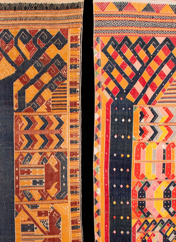 TWO BROCADED TEXTILES, SUMATRA, EARLY 20TH C (1 of 12)