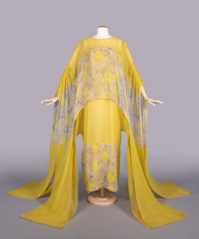 SILK CHIFFON EVENING GOWN, c. 1930 (1 of 10)