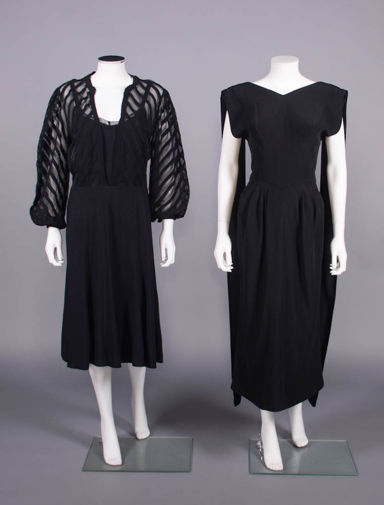 IRENE & LANVIN ADAPTATION EVENING DRESSES, USA, LATE 1940-1950s (1 of 10)