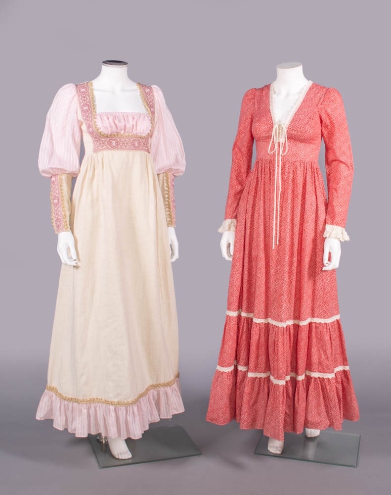 TWO GUNNE SAX MAXI DRESSES, SAN FRANCISCO, LATE 1960-1970s (1 of 10)
