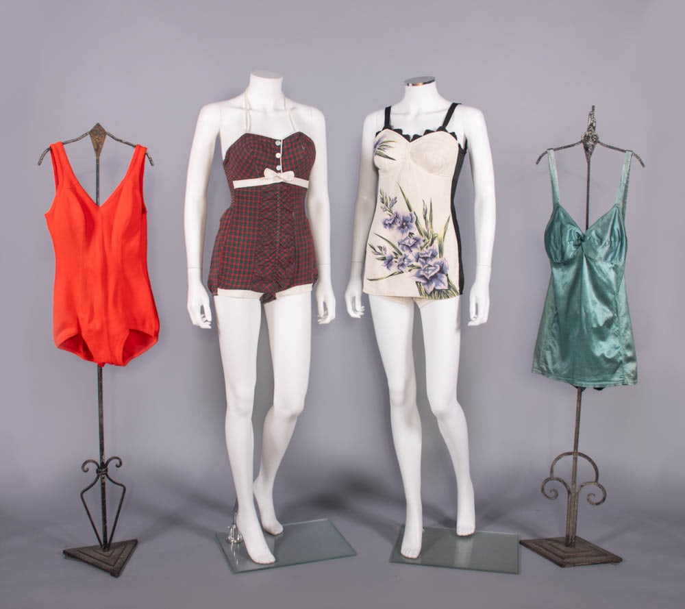 FOUR DEWEESE & CATALINA BATHING SUITS, CALIFORNIA, LATE 1940-1950s (1 of 10)