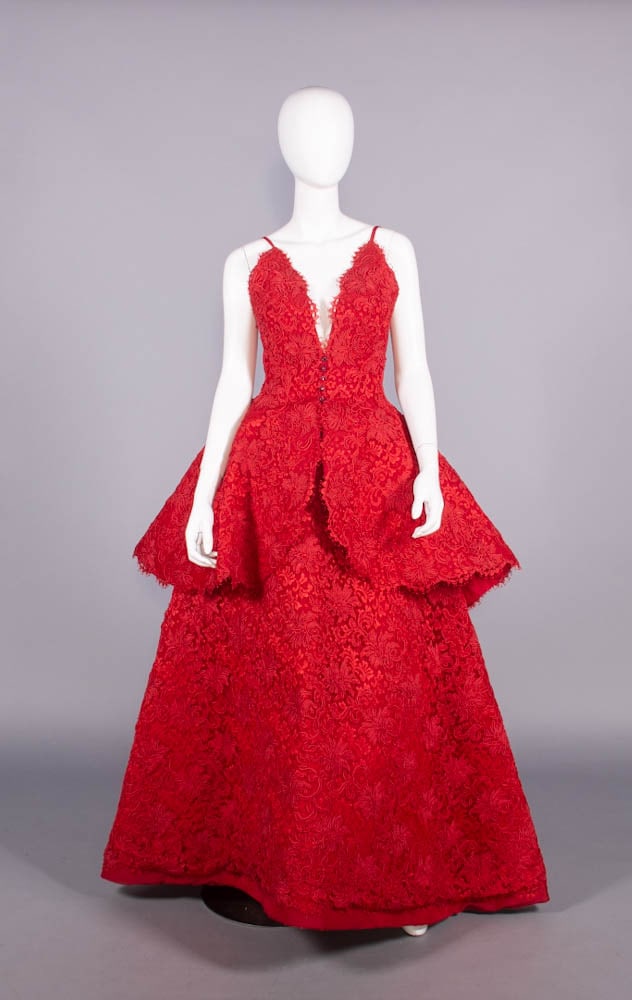 COUTURE NINA RICCI EBONY FASHION FAIR GOWN, PARIS, 1995 (1 of 11)