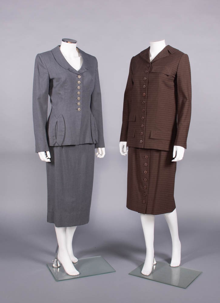 TWO IRENE SKIRT SUITS, USA, c. 1947-1953 (1 of 7)