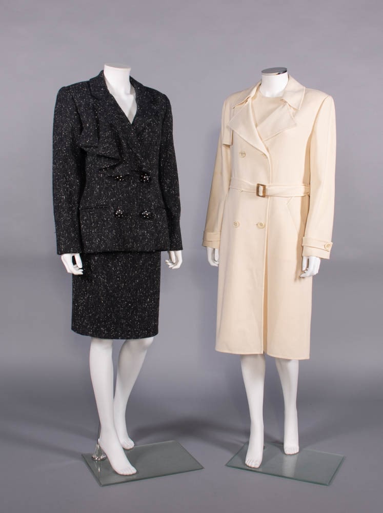 TWO BILL BLASS ENSEMBLES, USA, 1980-1990 (1 of 8)