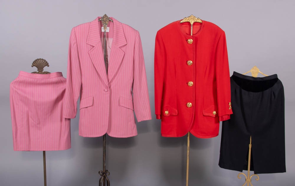 VALENTINO & VERSACE SKIRT SUIT, ITALY, 1980s (1 of 6)