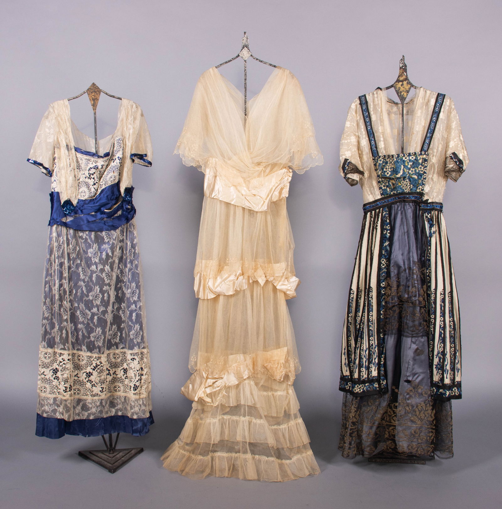THREE EVENING OR LINGERIE DRESSES, 1912-1915 (1 of 6)