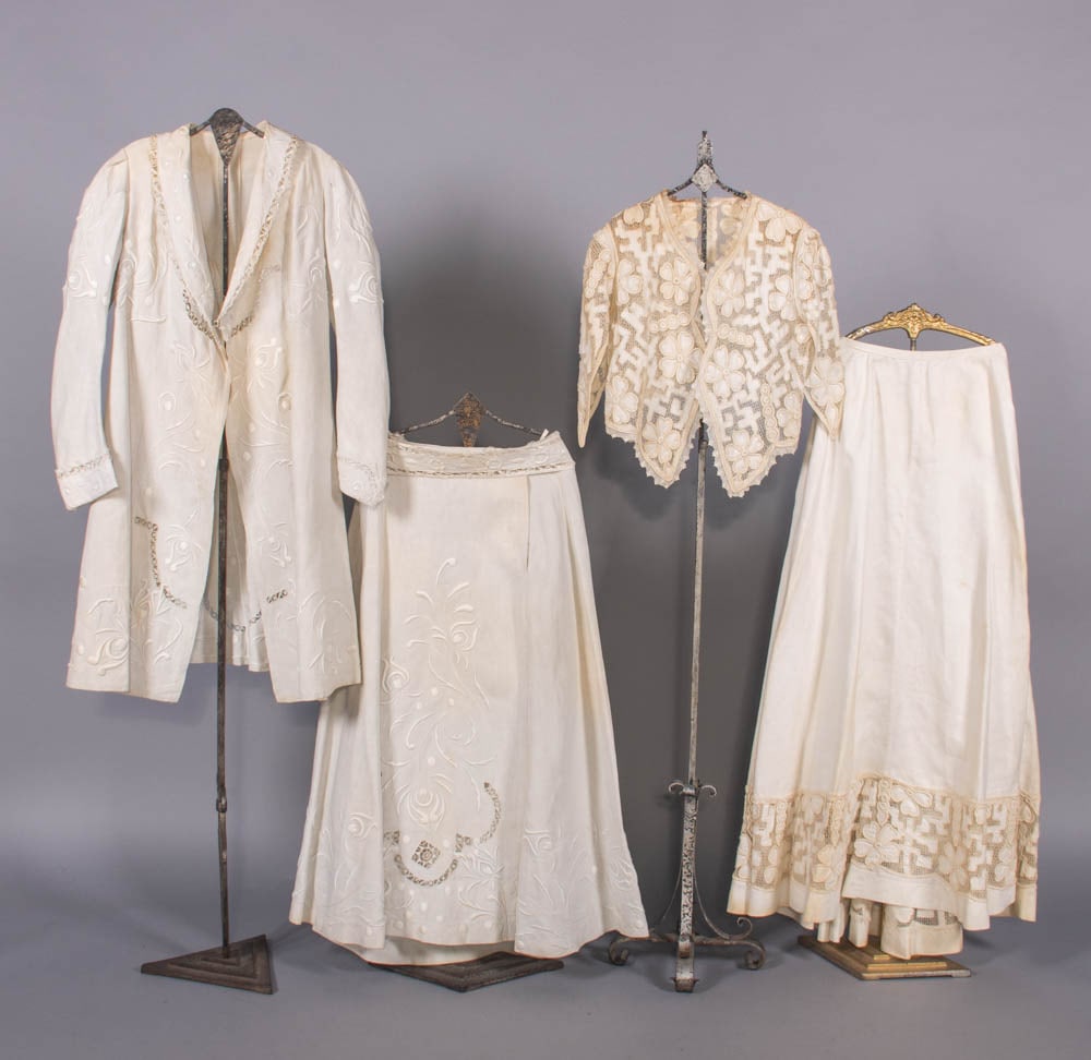 TWO WALKING OR DAY DRESSES, 1904-1905 (1 of 6)