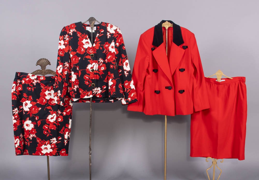 TWO GIVENCHY DEMI-COUTURE OR READY TO WEAR SKIRT SUITS, 1980-1990s (1 of 7)