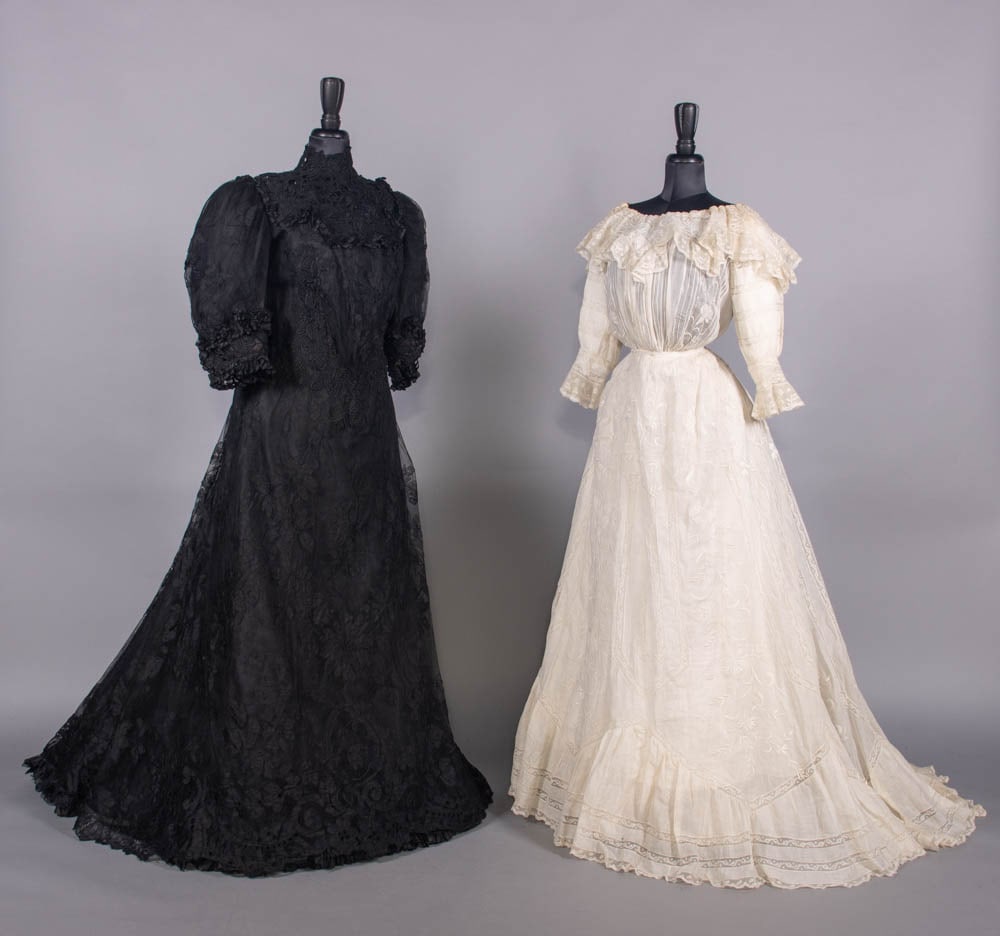 ONE AFTERNOON & ONE LINGERIE GOWN, USA, c. 1905-1906 (1 of 9)