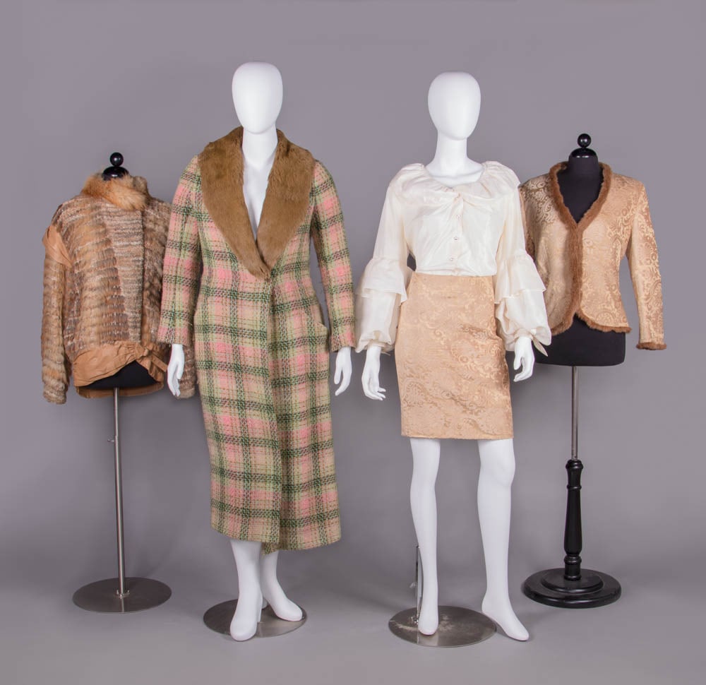 MONIQUE VAN VOOREN WORN DESIGNER OUTERWEAR OR ENSEMBLES, LATE 20TH C (1 of 10)