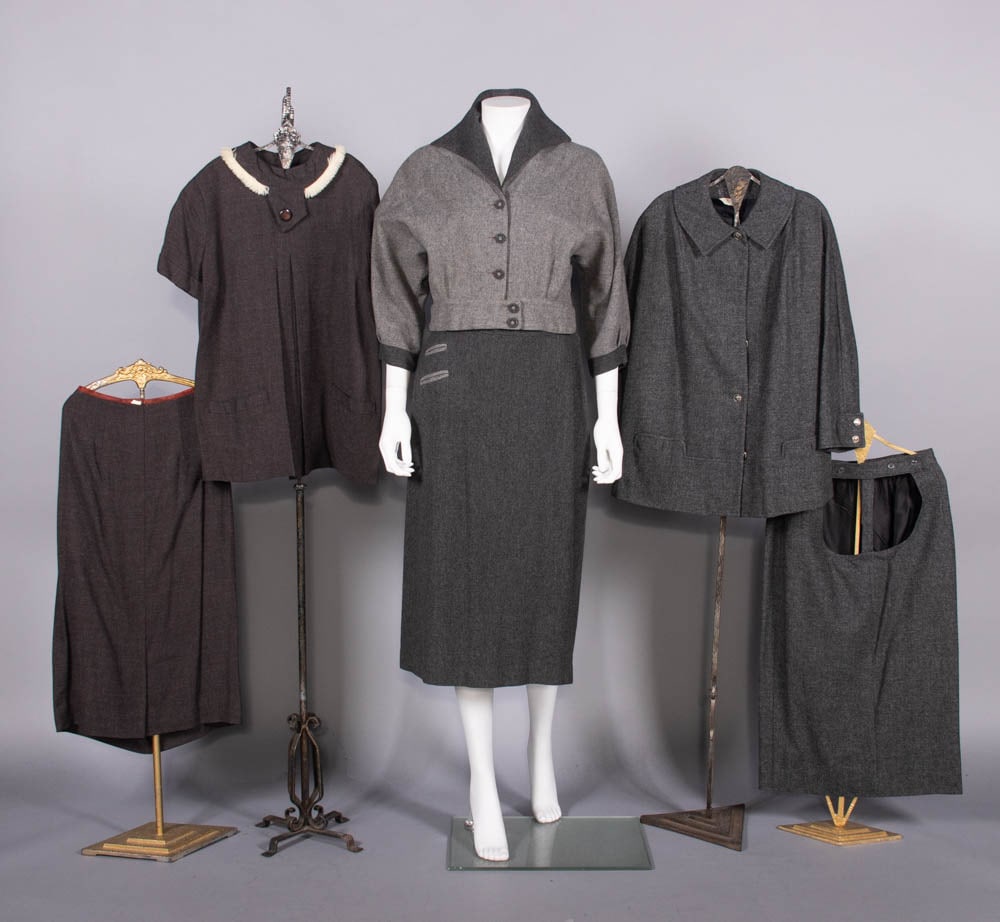 ONE WOOL & TWO MATERNITY LADIES’ SUITS, BOSTON, c. 1957-1958 (1 of 7)