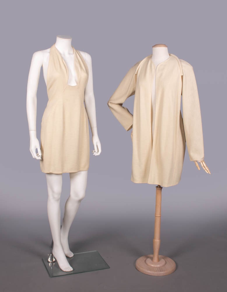 GEOFFREY BEENE CASHMERE MINIDRESS ENSEMBLE, USA, FALL 1995 (1 of 10)