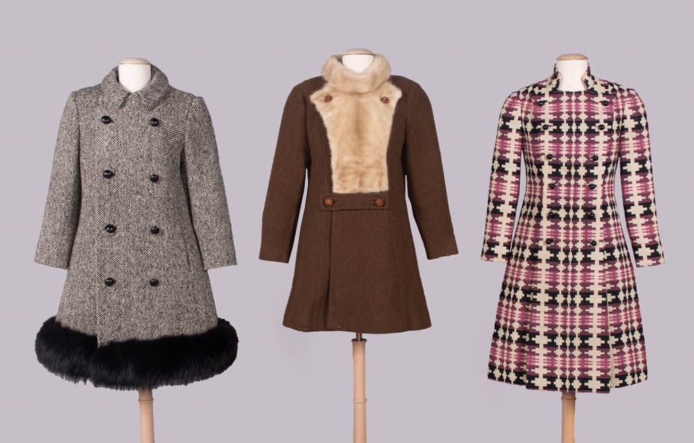 THREE DESIGNER COATS, USA, 1960-1970s (1 of 9)