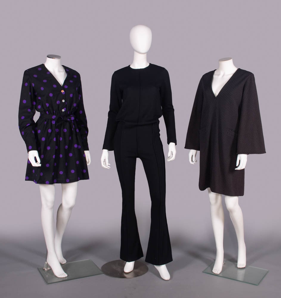 TWO RUDI GERNREICH MINI DRESSES & ONE JUMPSUIT, USA, 1960-1970s (1 of 8)