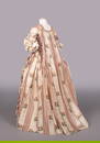 ROBE A LA FRANCAISE & ORIGINAL PETTICOAT, c. 1750