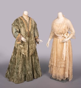 ONE AFTERNOON & ONE EVENING DRESS, NEW YORK, 1905-1910