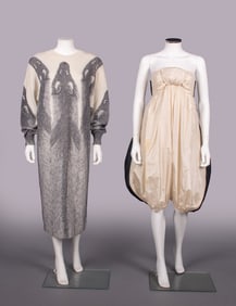 KRIZIA SWEATER DRESS & BUBBLE ROMPER, ITALY, 1980s