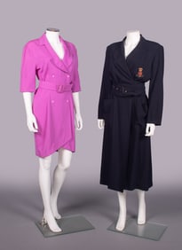 MUGLER & GAULTIER COAT DRESSES, FRANCE & ITALY, LATE 1980-MID 1990s