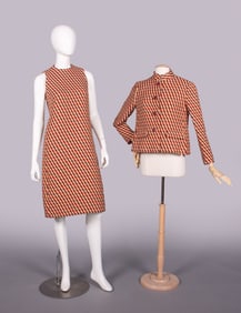 GEOFFREY BEENE TWO PIECE ENSEMBLE, USA, 1960s