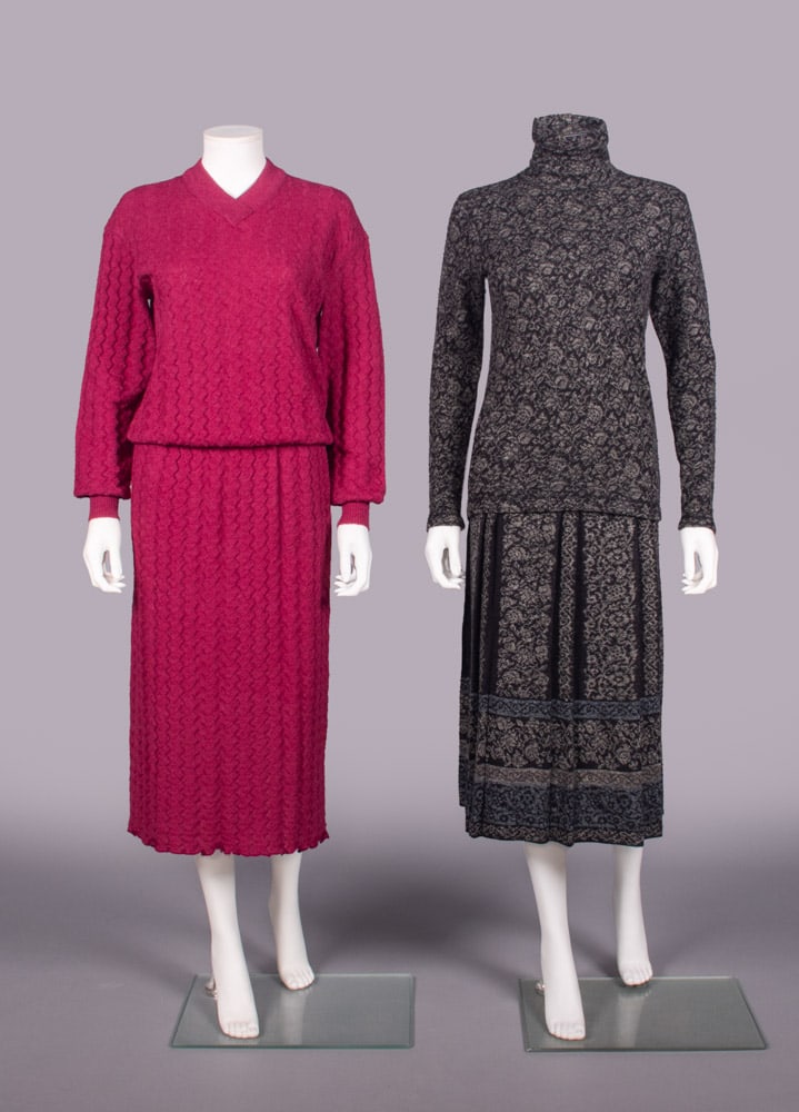 TWO MISSONI WOOL BLEND ENSEMBLES, ITALY, 1970-1980s (1 of 10)