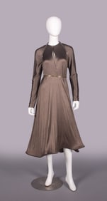 GEOFFREY BEENE SILK JERSEY & PVC TUBE PARTY DRESS, USA, FALL 1995