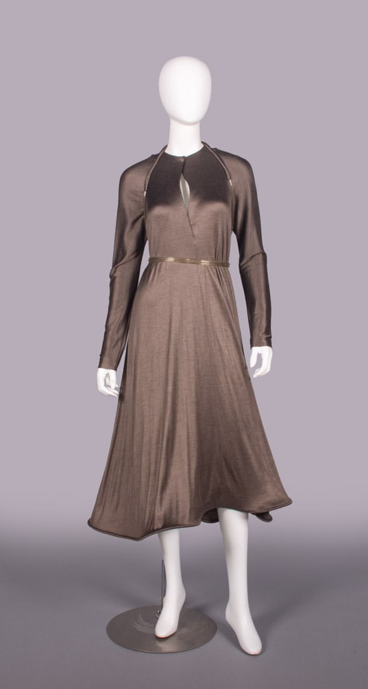 GEOFFREY BEENE SILK JERSEY & PVC TUBE PARTY DRESS, USA, FALL 1995 (1 of 9)