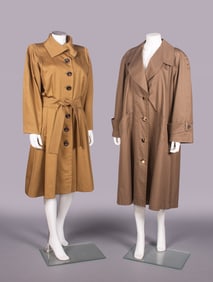 YSL & NINA RICCI TRENCH COATS, PARIS, 1990-2000s