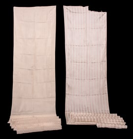 SILK SHIRTING YARDAGE, c. 1900