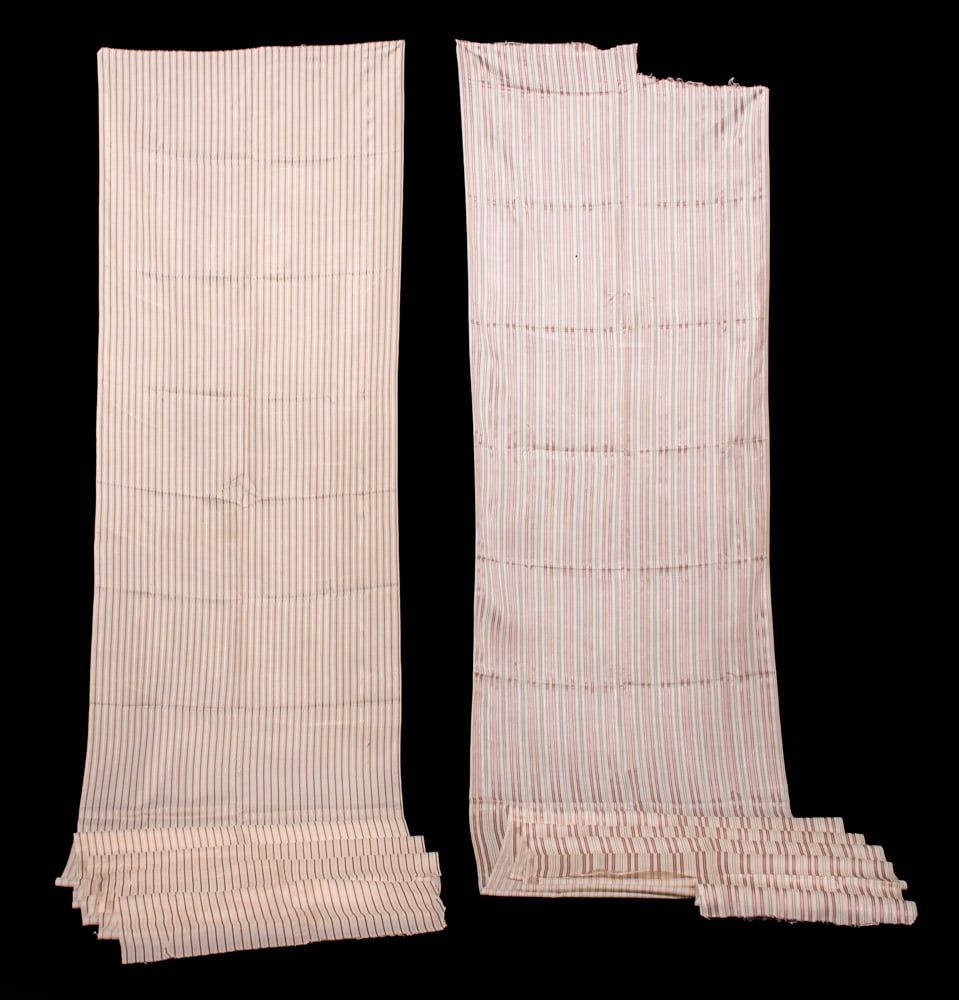 SILK SHIRTING YARDAGE, c. 1900 (1 of 6)