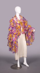 OSCAR DE LA RENTA ORGANZA EVENING WRAP, USA, 1980s