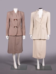 LILLI ANN & CLAUDE MONTANA DAY ENSEMBLES, USA & PARIS, 1940s & 1990s
