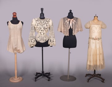 BOUDOIR & EVENING LINGERIE GARMENTS, 1905-1930