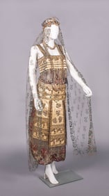 IMPORTANT EDITH HYDE PRE MISS AMERICA EGYPTIAN REVIVAL COSTUME, USA, 1919