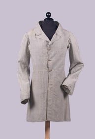 GENT'S COTTON & SILK STRIPE SUMMER COAT, c. 1848