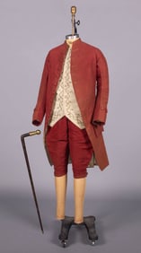 GENT'S FOUR PIECE SUIT, 1775-1780