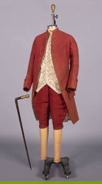 GENT'S FOUR PIECE SUIT, 1775-1780