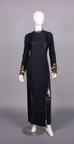 GEOFFREY BEENE SEQUINED JERSEY EVENING DRESS, USA, FALL 1992